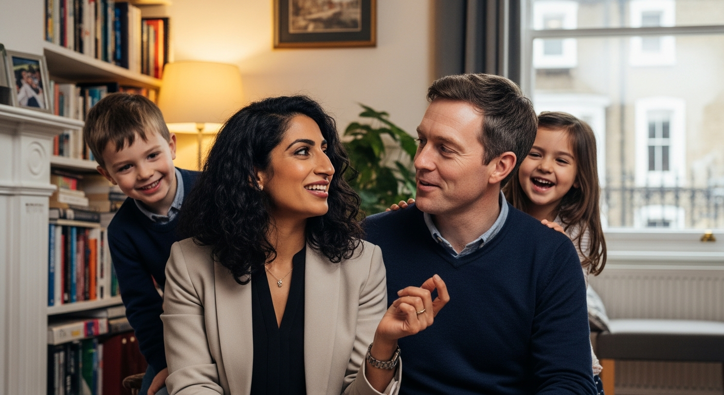 Salma Shah Husband Andrew Smith